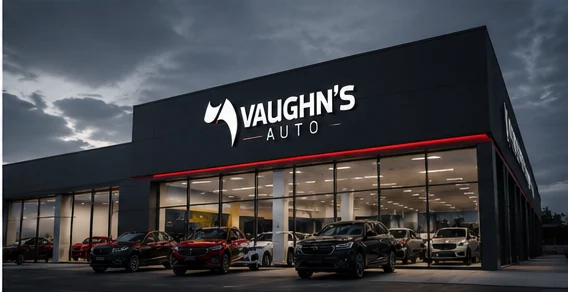 The Vaughn's Auto dealership