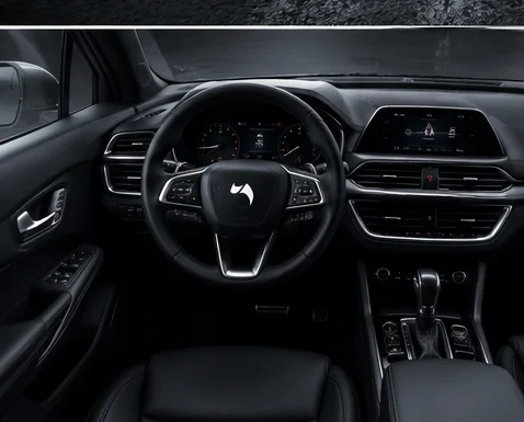 Interior dashboard of a vehicle